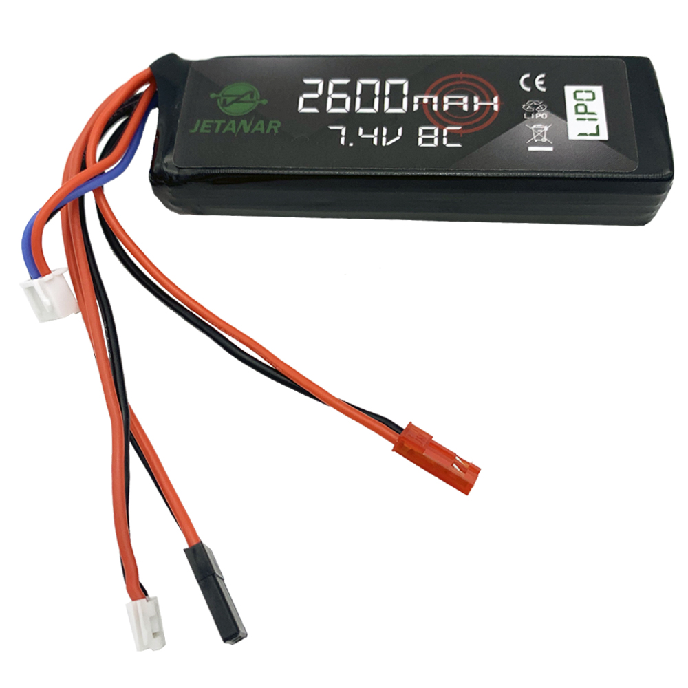 11.1V 2600mAh Li-PO Receiver/transmitter (RX/TX) Battery Pack – JETANAR ...